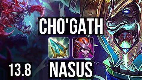 Cho Gath Vs Nasus Top M Mastery Games Kr Diamond