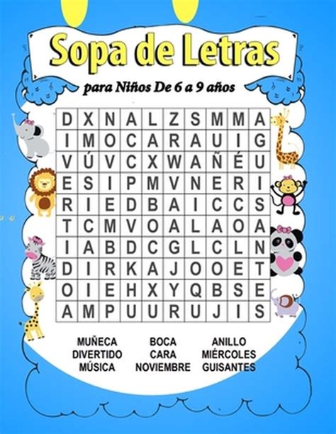 Sopa De Letras Para Ni Os De A A Os G F F Boeken