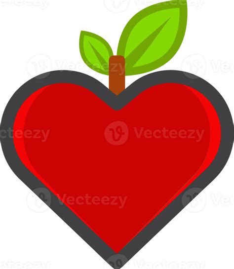 Red Heart Love Icon 35244806 Png