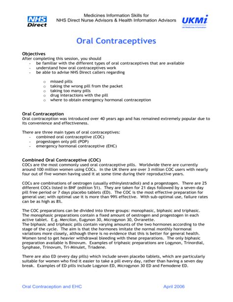 How Do Oral Contraceptives Work Telegraph