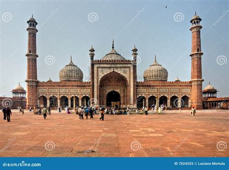 Jama Masjid Old Delhi India Editorial Image Image Of Monument