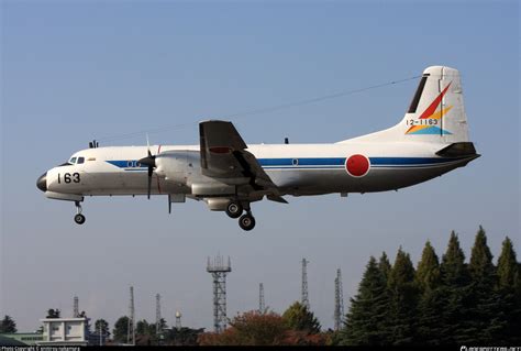 12 1163 Japan Air Self Defence Force JASDF NAMC YS 11EA Photo By