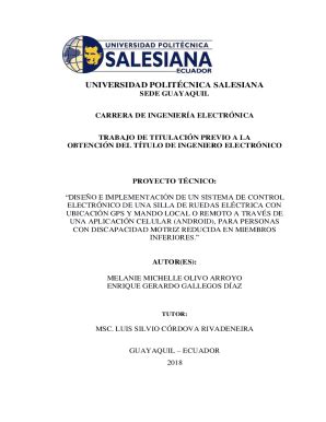 Completable En L Nea Diseo E Implementacin De Un Sistema De Control