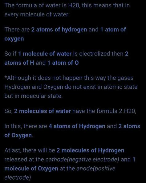 Electrolysis Of Water Is A Decomposition Reaction The Molar Ratio Of