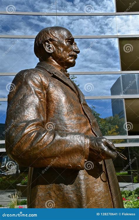 Statue Of William Worrall Mayo Editorial Photo Image Of Minnesota