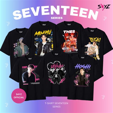 Jual READY Kaos Seventeen Series PT 1 Mingyu Scoups Dino