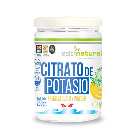 Citrato De Potasio G Health Natural