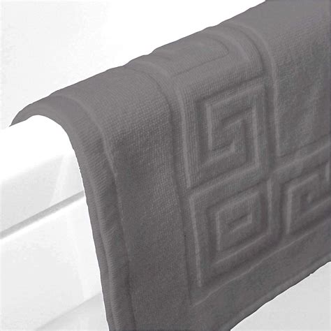 A And B Traders Egyptian Cotton Bath Mats Classic Greek Key Pattern 750