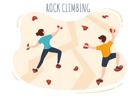 Climbing Wall Cartoon