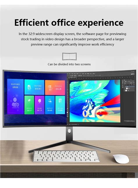 Inch Monitor Wide Screen Curved Screen R Lg Panel