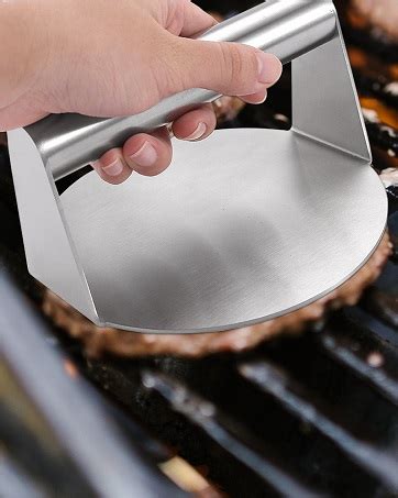 Mallez Smash Burger Press Inch Food Grade Stainless Steel