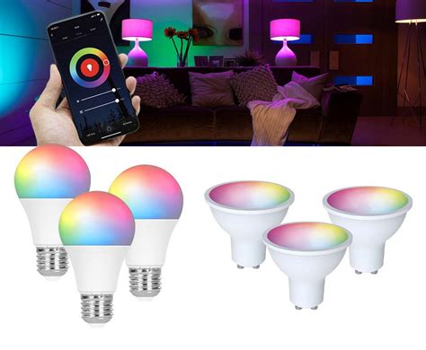 3 Pack Slimme Lampen Rgb Bedien Je Lampen Met Een App