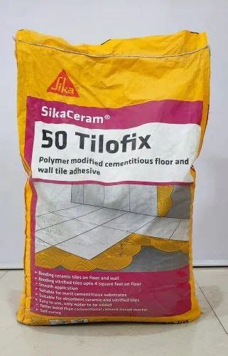 SikaCeram 50 Tilofix Tile Adhesive 20kg Bag At 295 Bag In Nashik