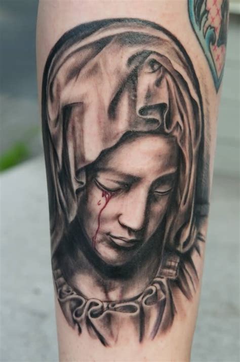 Best Spiritual Virgin Mary Tattoo Designs Meanings