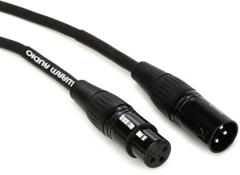 Warm Audio Pro Silver Xlr Female To Xlr Male Microphone Cable 15 Foot Sweetwater