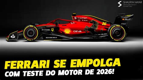 FERRARI FAZ TESTE BEM SUCEDIDO EM MOTOR DE 2026 E REVELA SURPRESA