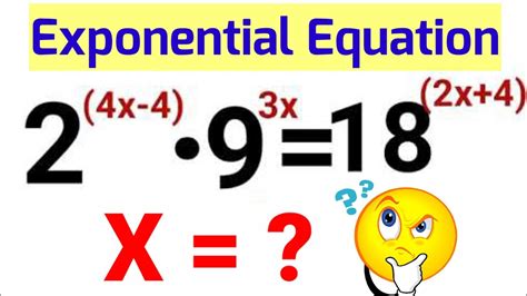 Mathematics Olympiad Equation Learn How To Solve Exponential