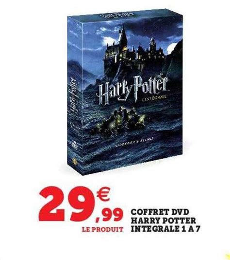 Promo Coffret Dvd Harry Potter Int Grale Chez Hyper U