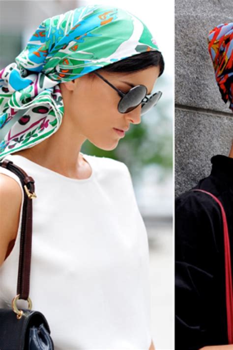 Heads Up New Ways To Wear Summer Scarves Vogue Hair Wrap Scarf Hair