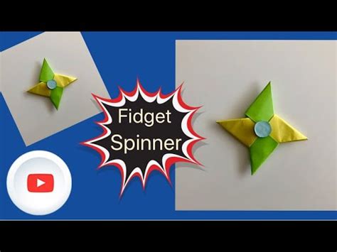 Fidget Spinner Selber Bauen Origami Fidget Spinner Basteln Mit Papier