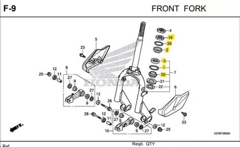 Pistas De Direccion Kit Cunas Originales Honda Dio 110