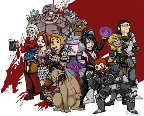 Dragon Age: Origins Companions by Aura-Cat on DeviantArt