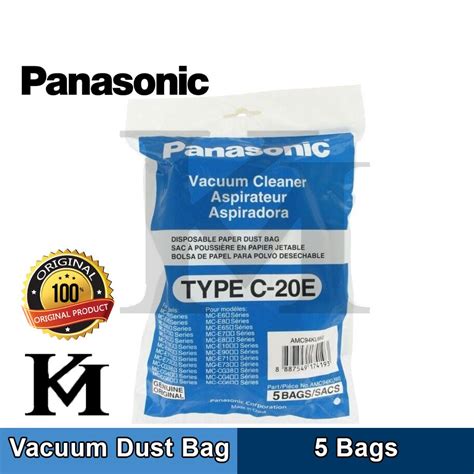 Panasonic Vacumm Dust Bag Filter Type C 20e Shopee Malaysia