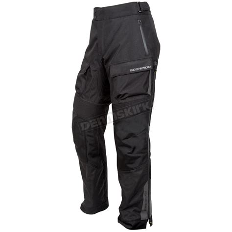 Scorpion Black Seattle Waterproof Pants Dennis Kirk