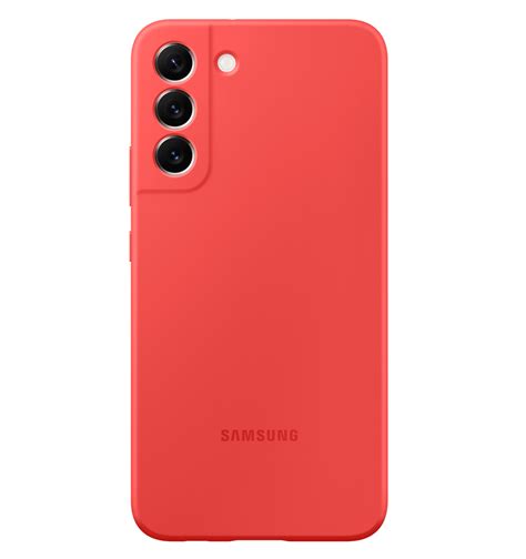 Capa Samsung Galaxy S22 Tela 61 Silicone Original Coral Capinha Samsung Nunca Usado