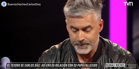 Carlos Díaz se quebró al hablar de la repentina muerte de su padre en