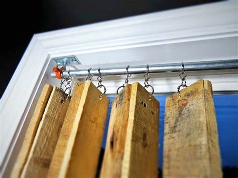 DIY Vertical Blinds Made from Pallets