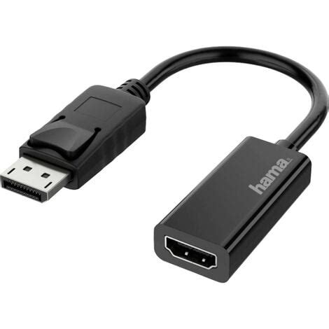 Hama 00200335 DisplayPort HDMI Adattatore 1x Spina UK 1x Spina