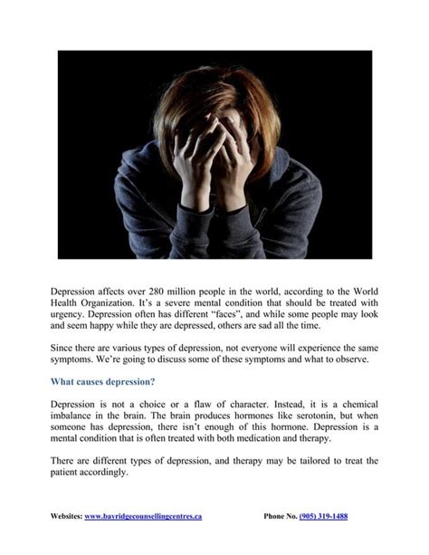 7 Depression Symptoms And Warning Signs PDF