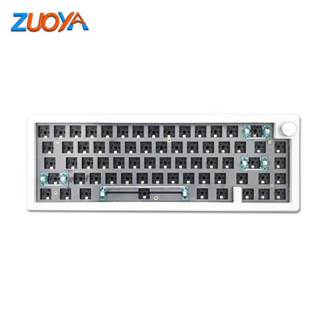 Jual ZUOYA GMK67 Customized Mechanical Keyboard Kit Hot Swappable Bluetooth 2 4G Wireless RGB