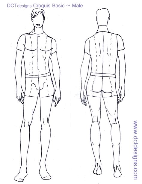 Male Croquis For Fashion Illustration Heads Fashion Figure Template Catwalk Pose Design Cuts