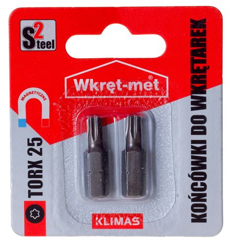 Wkręt Met Końcówki do wkrętarek bity torx TX 25 TX 25S2 Cena