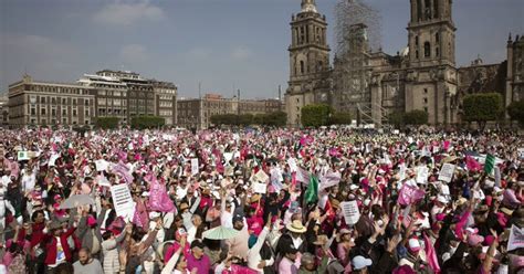 Miles De Mexicanos Protestaron Contra López Obrador Y Para Proteger La Democracia Antes De Las