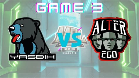 War Compilation Yasbih Esports Vs Alter Ego X Game Week Day