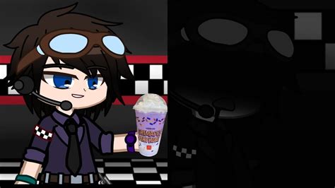 William Afton Tries The Grimace Shake Gacha Club Youtube