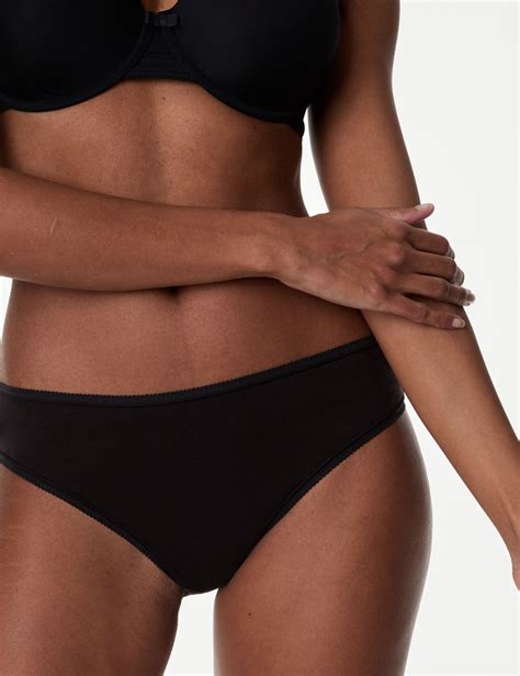 Pk Pure Cotton Bikini Knickers M S Collection M S