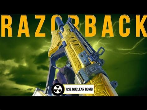 La Mejor Clase De La Razorback Para Rankear Nuke Cod Mobile Youtube