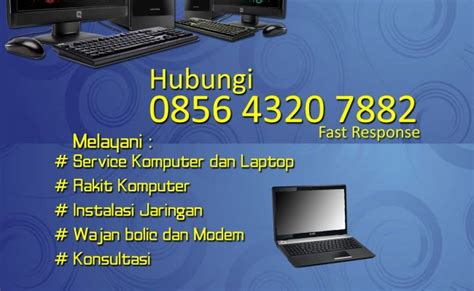 Contoh Brosur Komputer Dan Laptop