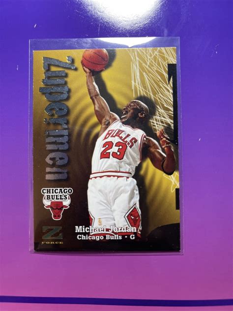 Skybox Z Force Michael Jordan Zuperman Bulls Hof Values Mavin