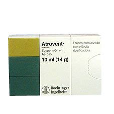 Atrovent Ipratropio Broncoespasmo Suspensi N Boehringer Rx Rx