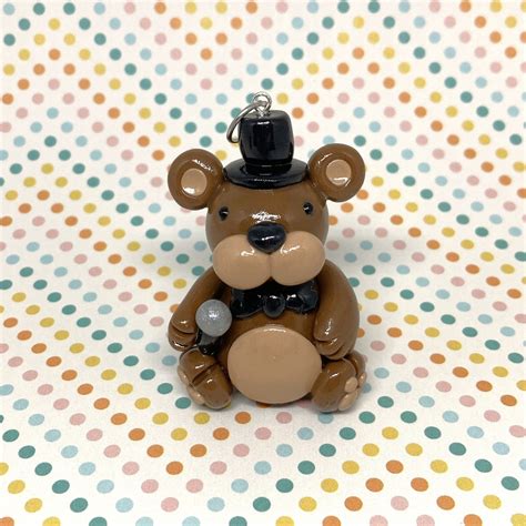 Freddy Fazbear Figure Freddy Fazbear Fnaf Ornament Polymer Clay
