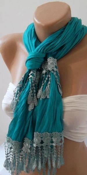 Turquoise Blue And Elegance Shawl Scarf By Womann On Etsy 1900 By