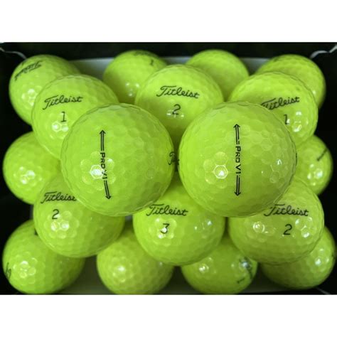 Titleist Pro V1x Yellow Golf Balls Premier Lakeballs Ltd