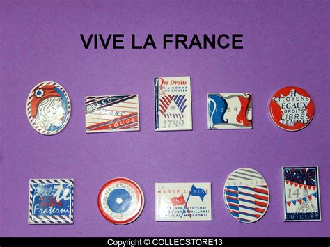 SERIE COMPLETE DE FEVES VIVE LA FRANCE Fèves de collection CollectStore