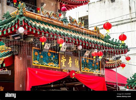 Kwan Im Thong Hood Cho Temple Is A Traditional Chinese Temple Situated