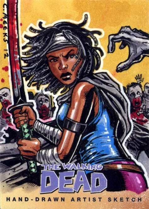 Michonne Walking Dead Comic Trading Cards Set 2 by Kapow2003 on DeviantArt